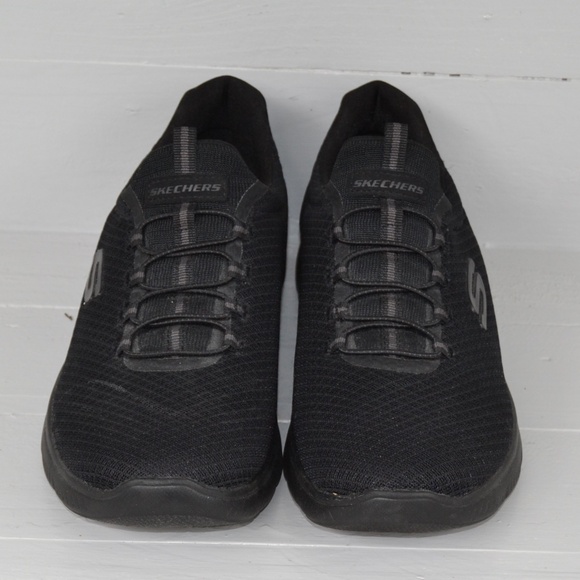 Skechers Women's Summits Sneaker 12980w Black Sz10 wide fit EU40 Memory Foam - Picture 2 of 8